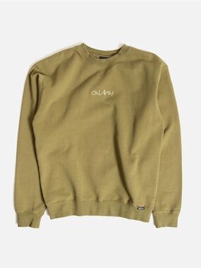 Quasi Skateboard Note Army Crewneck Sweatshirt